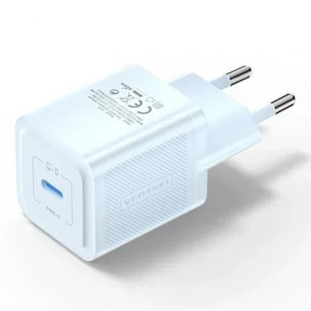 Vention Cargador de Pared GaN 20W con Puerto USB-C FEPL0-EU Vention Cargador de Pared GaN 20W con Puerto USB-C FEPL0-EU